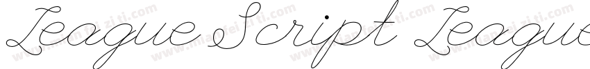League Script League Script字体转换